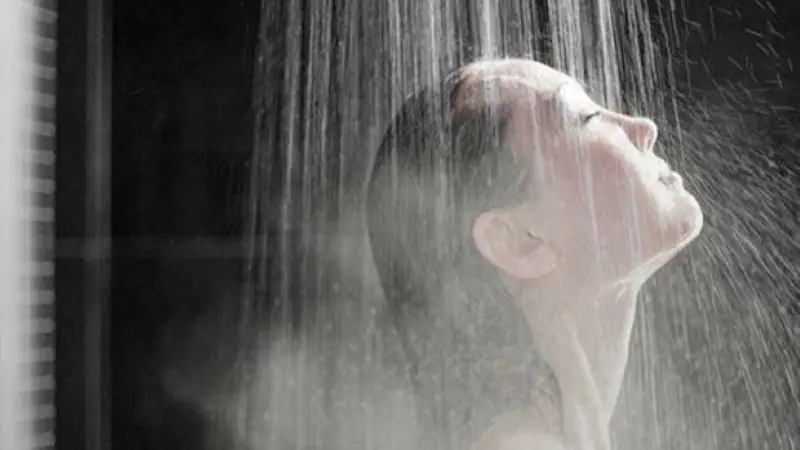 Warm water helps relax and reduce stress